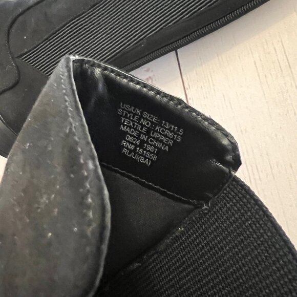 NIB - Kenneth Cole - Girl’s Black Kelly Stretch Boots - Size US 13 - Picture 9 of 12